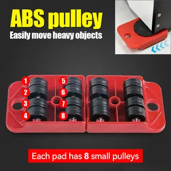 家具搬運器重型家具搬運運輸滾輪套裝重型搬運工具家具搬運滾輪 10 最佳銷售 搬家家具幫手 - №2