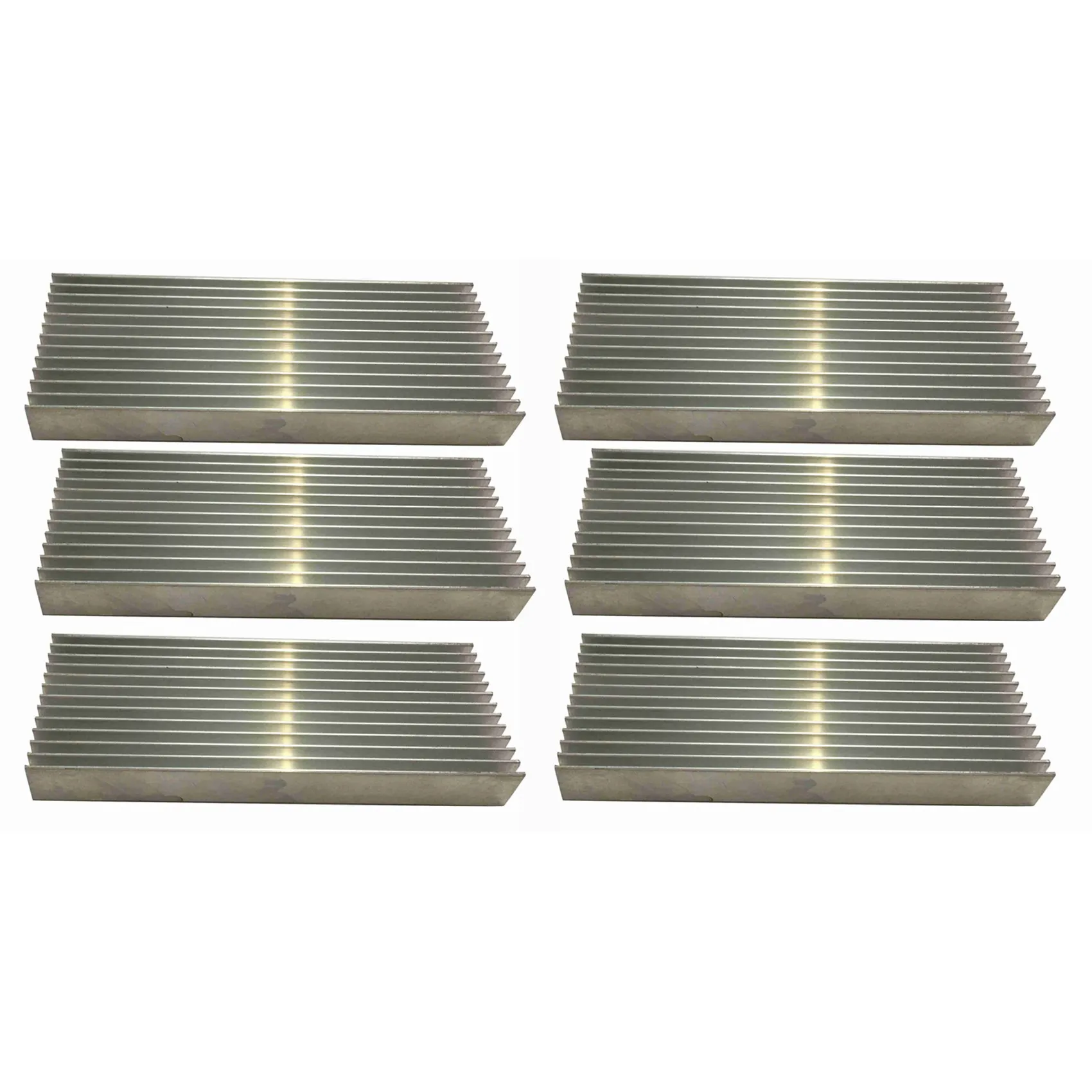 Picture 4: A84X-6 Pcs Aluminium Power Amplifier Heatsink Heat Sink 100X40x11mm