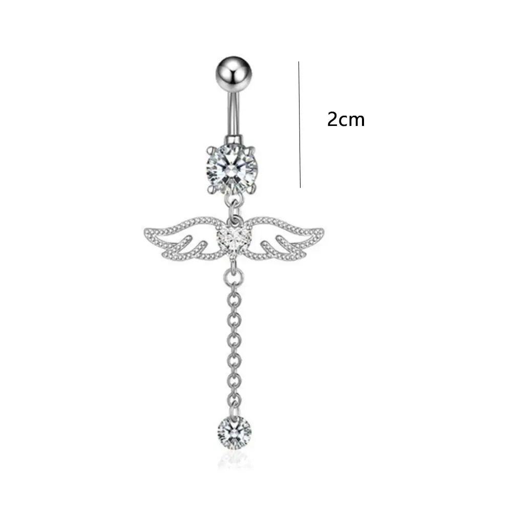 New Faux Fake Belly Rings Anti-allergy Clip on Umbilical Piercing Navel Ring Hoop Cartilage Belly Button Ring Body