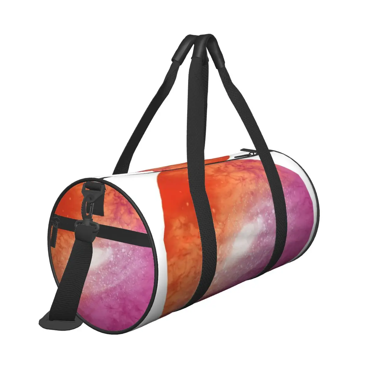 Hot Sale Subtle Space Lesbian Flag Travel bag Autumn Leaf Tour Fishing Travel Bag