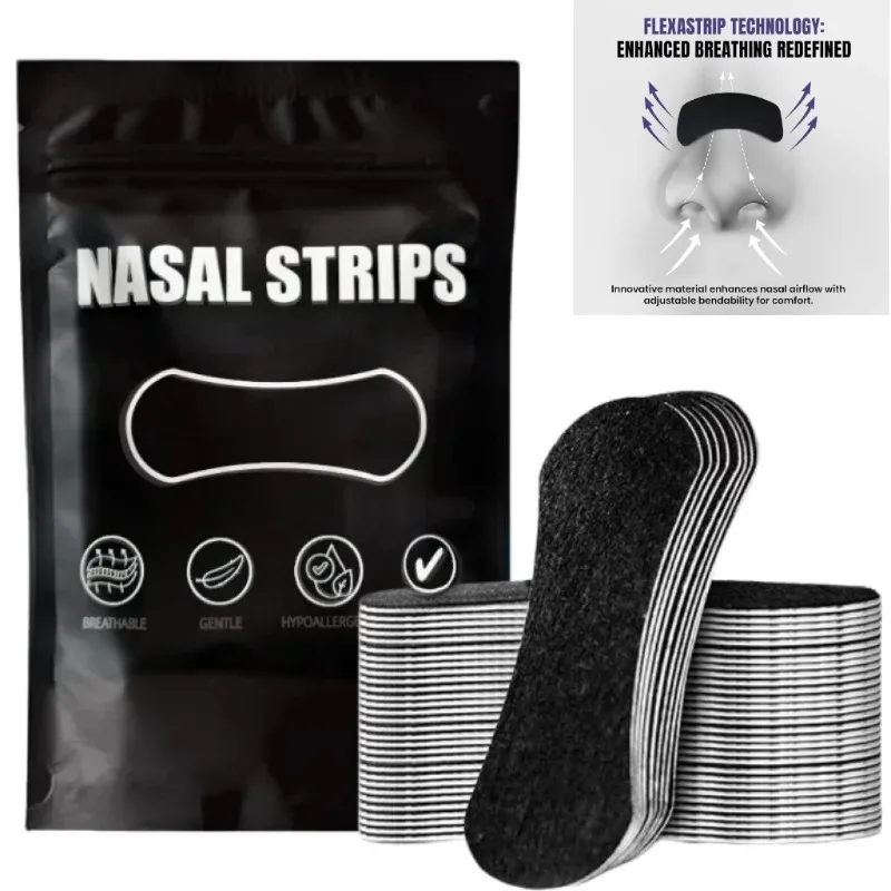 Anti Snoring Nose Strips for Breathing Correction Physical Expansion Breathable Nasal Patch Better Sleep Anti-Snoring Nasal Stri