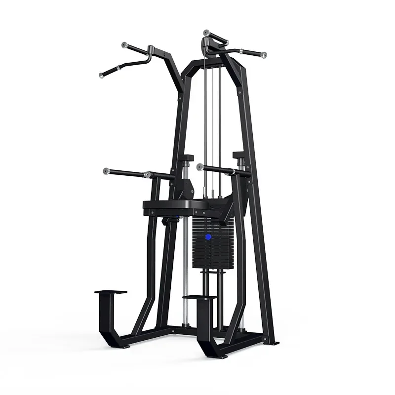 Assisted single parallel bars trainer gym special auxiliary pull-up dip trainer