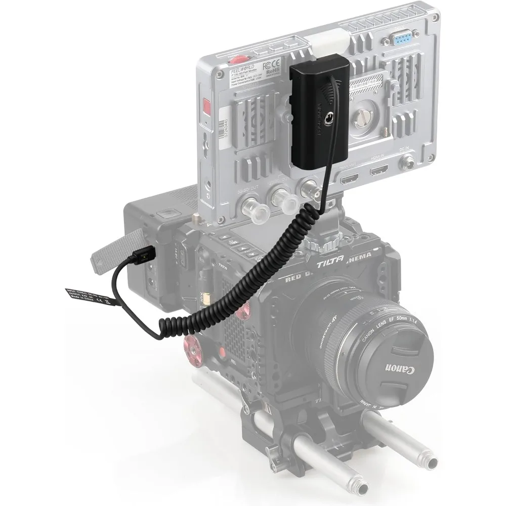 

Alvin’s Cables USB-C Type-C PD to NP-F550 Dummy Battery Coiled Power Cable for Sony NP Atomos Ninja V| Shinobi| Shogun 7 Monitor