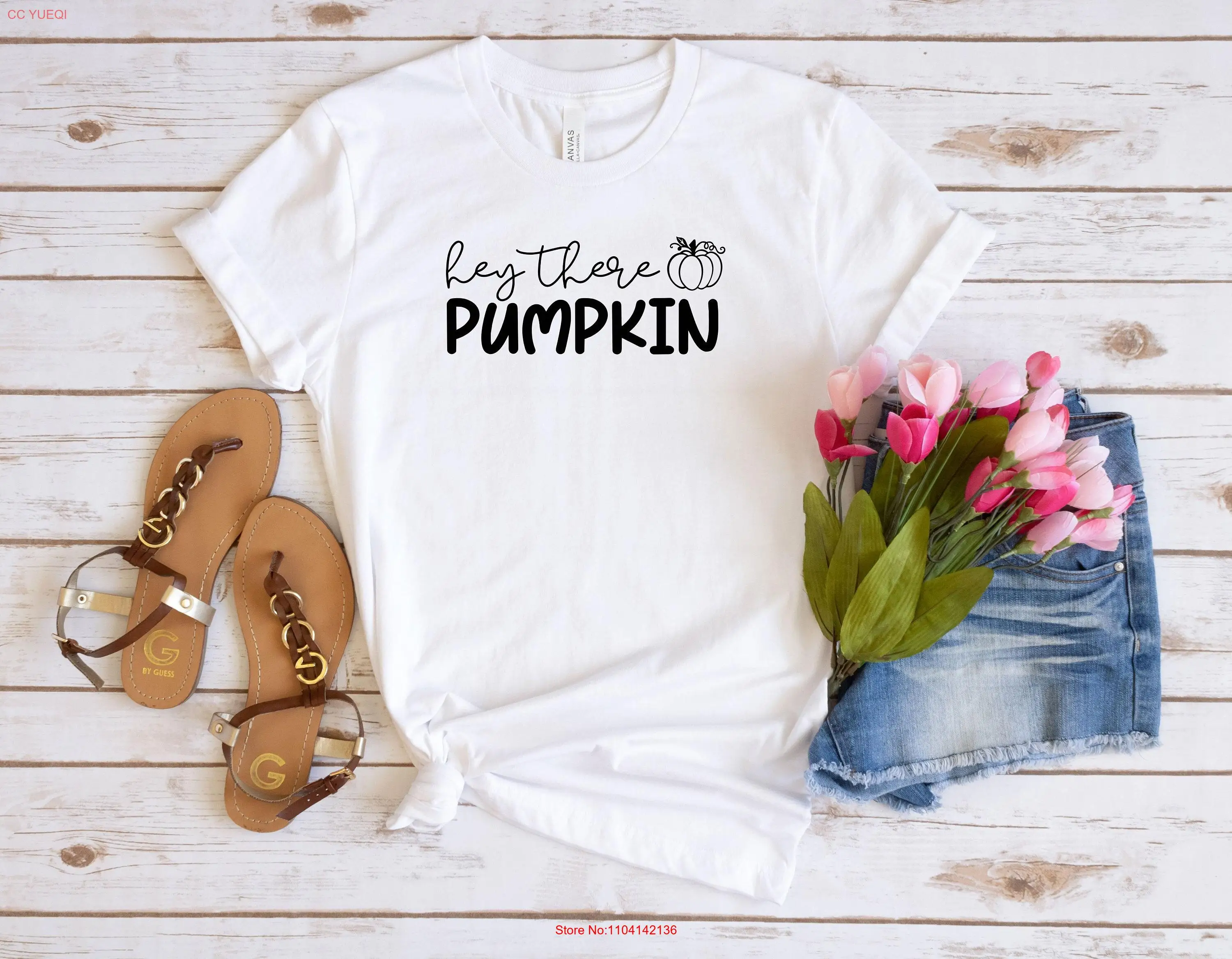 

Футболка с тыквой Hey There, милая осенняя футболка для мамы, сезон «С Днем Благодарения», Хэллоуин, осенняя тема, длинные или короткие рукава