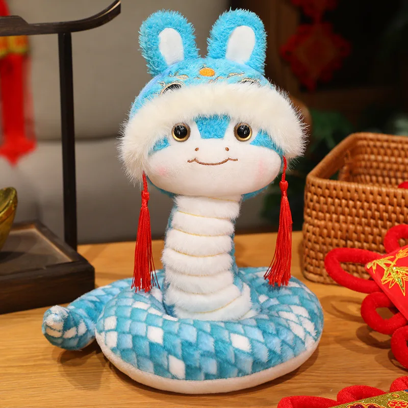 

Good Luck 25cm Plush Toy Soft Plush Snake Doll Stuffed Animal Gift