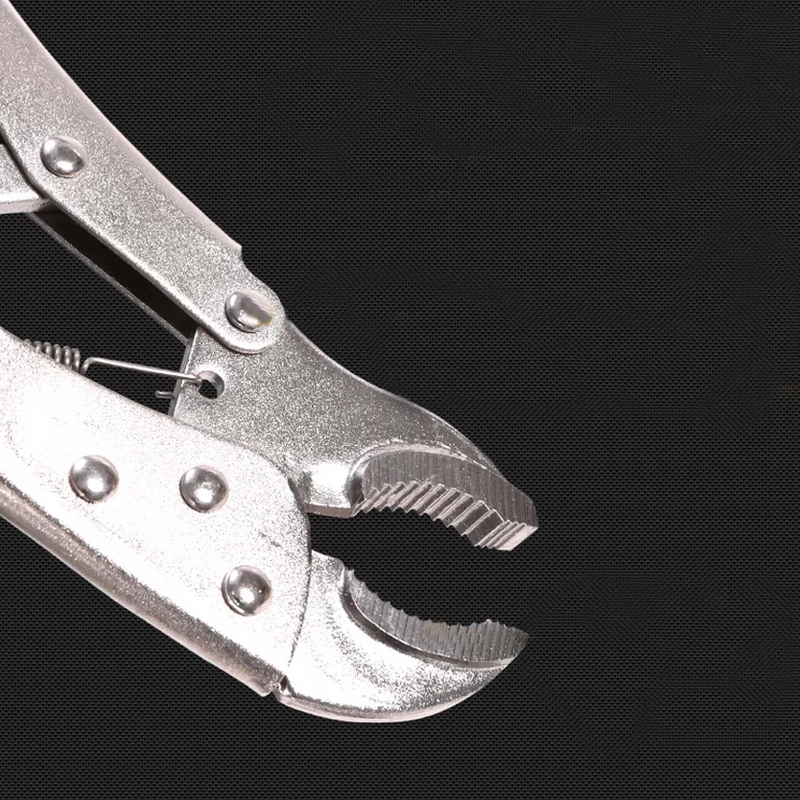 Round Nose Adjustable Locking Pliers, Multi-function Welding Tool Straight Jaw Fixed Clamps Pliers