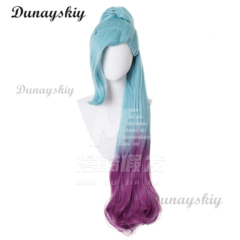 مجموعة كاملة من أزياء CosplayLeague of Legends KDA Seraphine التأثيرية مع شعر مستعار وأحذية وأقراط (زي KDA Pop Star الرسمي لـ Wo