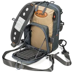 Fly Fishing Chest Bag,Waist Pack,for Fishing Tool Flies Lure,Light Weight,Breathable,Adjustable,Double SBS Zippers