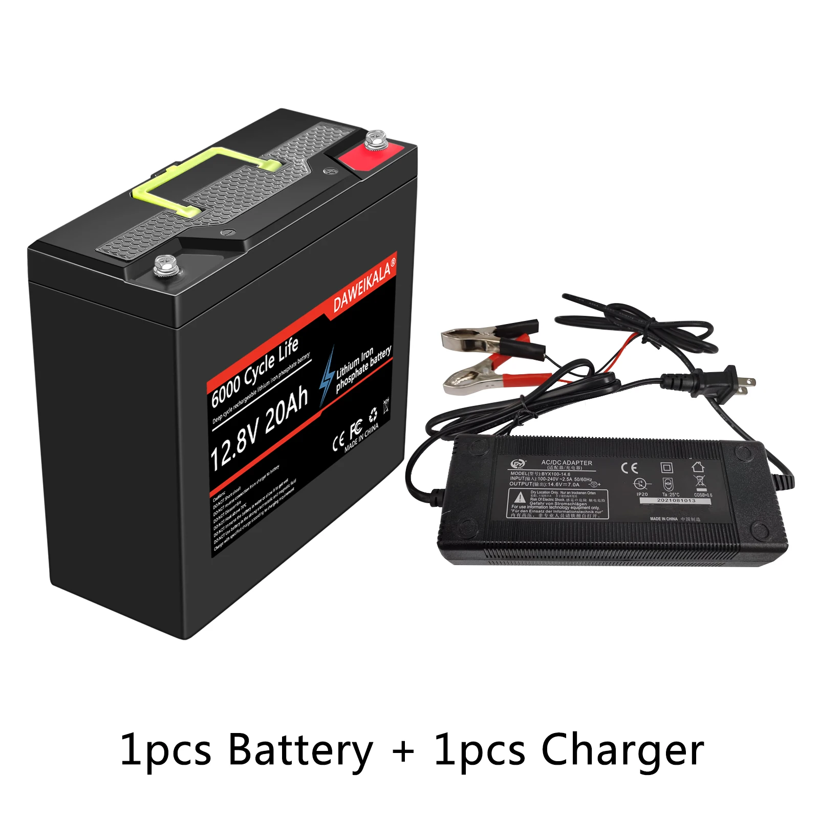 12V 20Ah Batterij LiFePO4 DeepCycle Oplaadbare Batterij Met 20A BMS Voor Solar Wind Power Ride-on Speelgoed kampeeruitrusting
