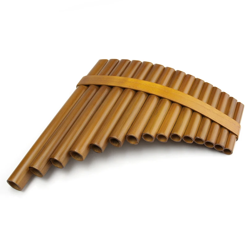 Flûte de pan en bambou de haute qualité, musique traditionnelle chinoise, calcul des tuyaux, vent, clé C, 15 tuyaux