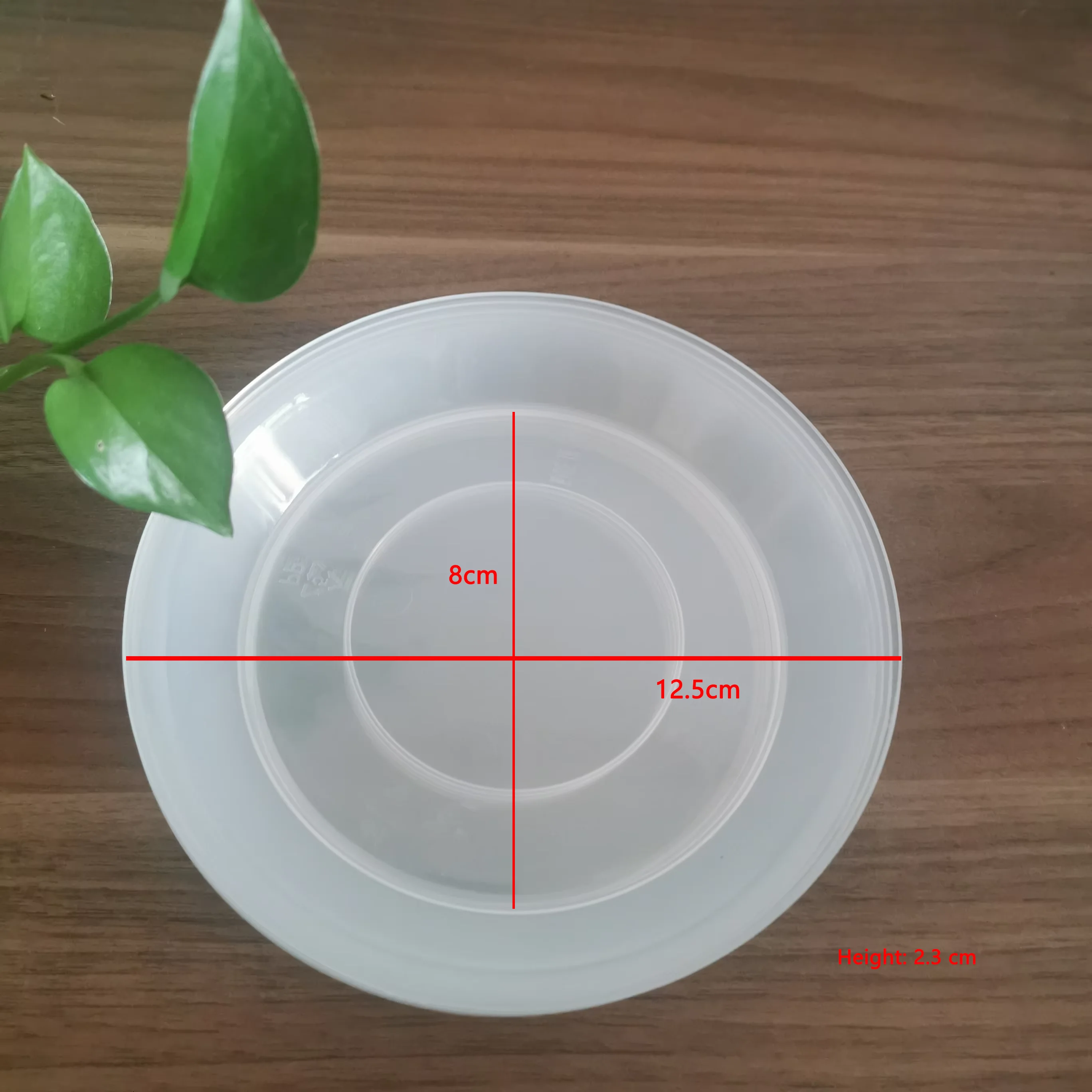 10Pcs Durable Plastic Plant Saucers 5/6.5 Inch Round Drip Plant Trays Flower Pot Indoor Outdoor Home Garden Supplies