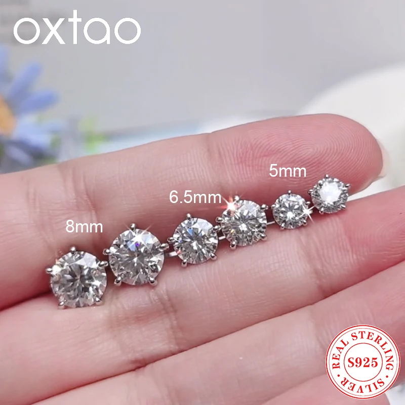 oxtao-orecchini-a-lobo-solitari-in-moissanite-d-vvs1-5mm-65mm-8mm-per-uomo-e-donna-gioielli-con-diamante-a-6-griffe-in-argento-sterling-925