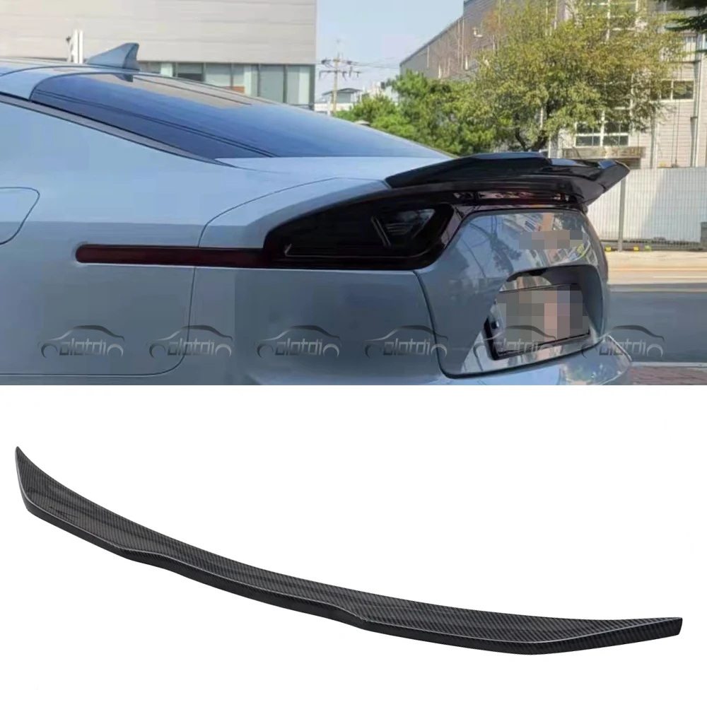 CS Style Carbon Rear Trunk Wing For KIA Stinger GT Ducktail Spoiler 2017-2020