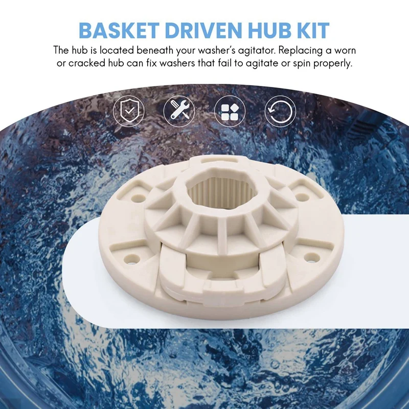 الترويج! 10X واط 10528947   طقم محور مدفوع لسلة الغسالة - بديل لغسالة ويرلبول