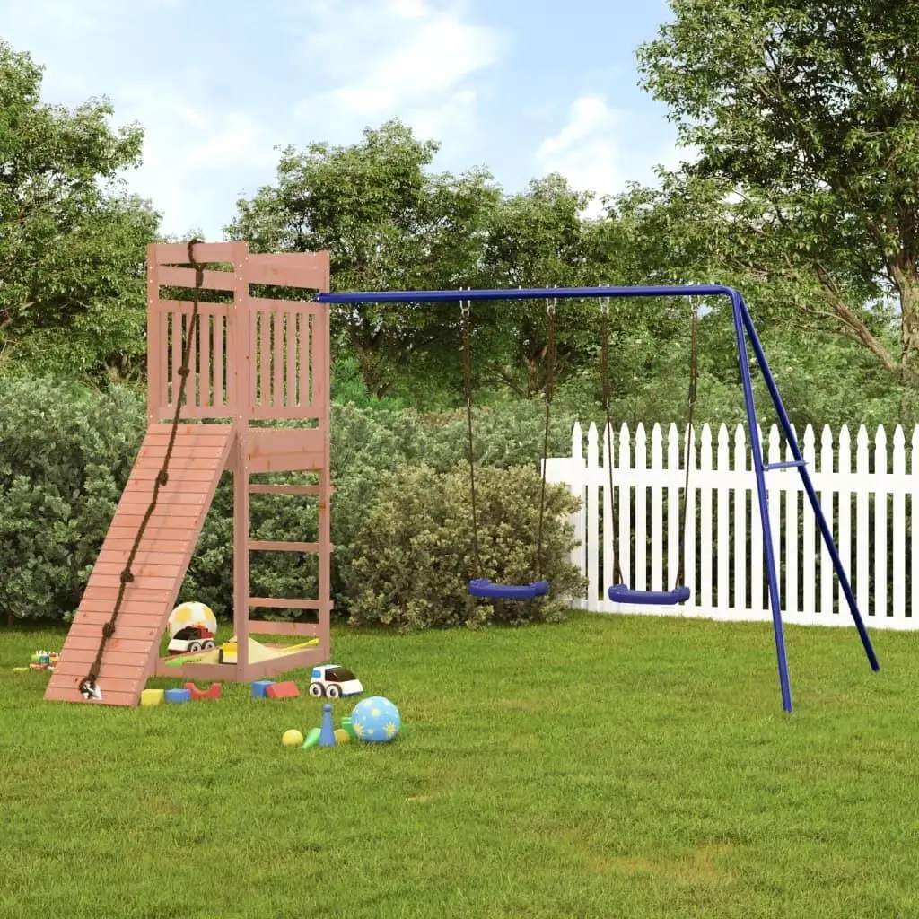 Solid Wood Douglas Outdoor Playset for Kids - Durable & Fun Backyard Playground Equipment