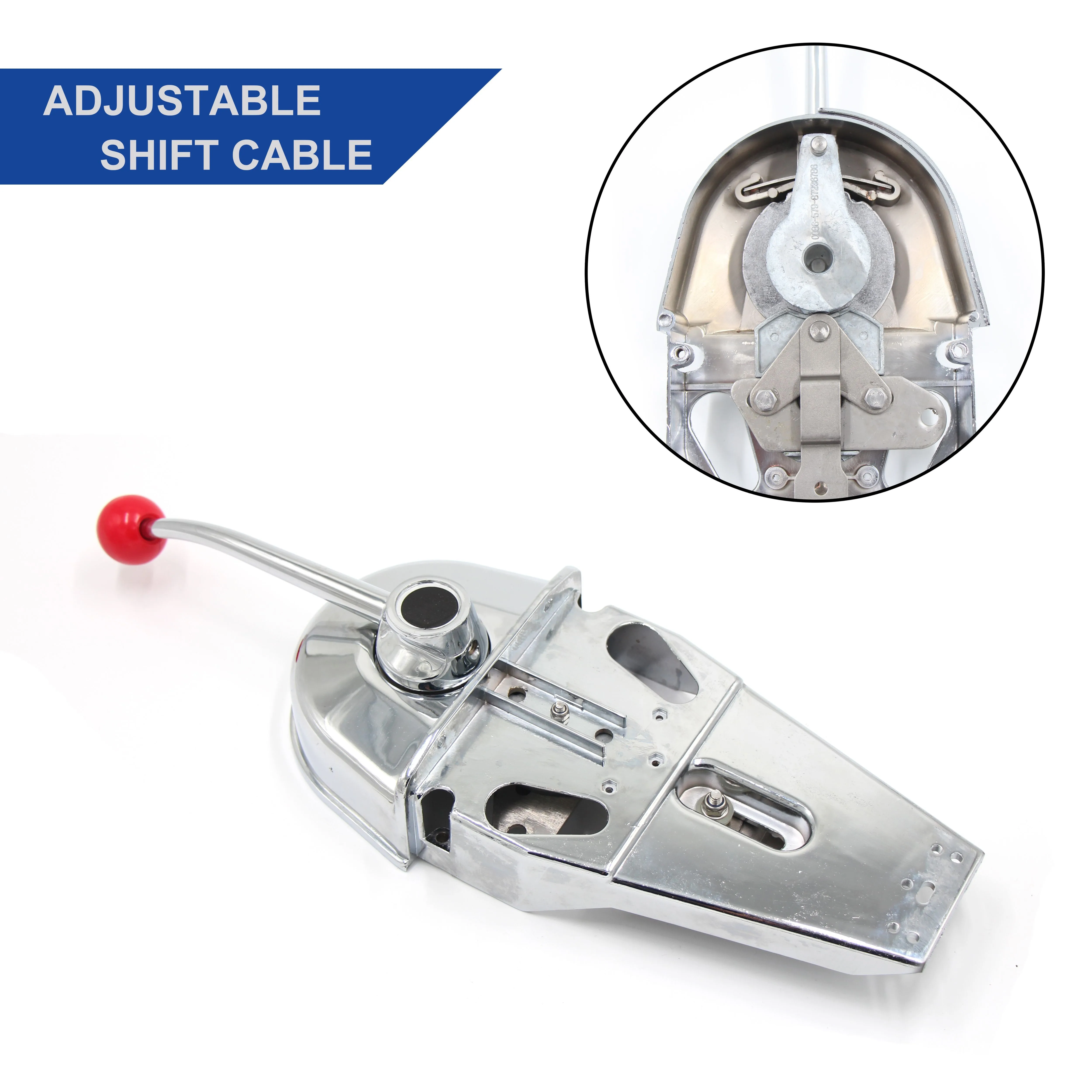 Winibo YK9-S Rareelectrical New Single Level Throttle/Shift Control Box Replacement for Morse Mt-3 by 900-308601