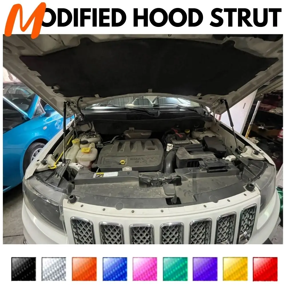 

Front Hood Struts for Jeep Compass (MK49) 2006-2017 Shock Lift Supports Bonnet Gas Dampers Springs No-Drill