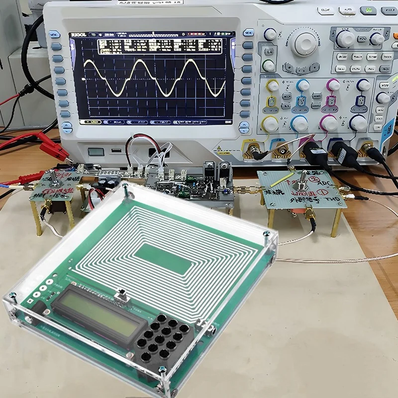 0.01- 300000 Регулируемый синусоидальный резонансный генератор Гц, сверхнизкочастотный генератор с USB и акриловым корпусом