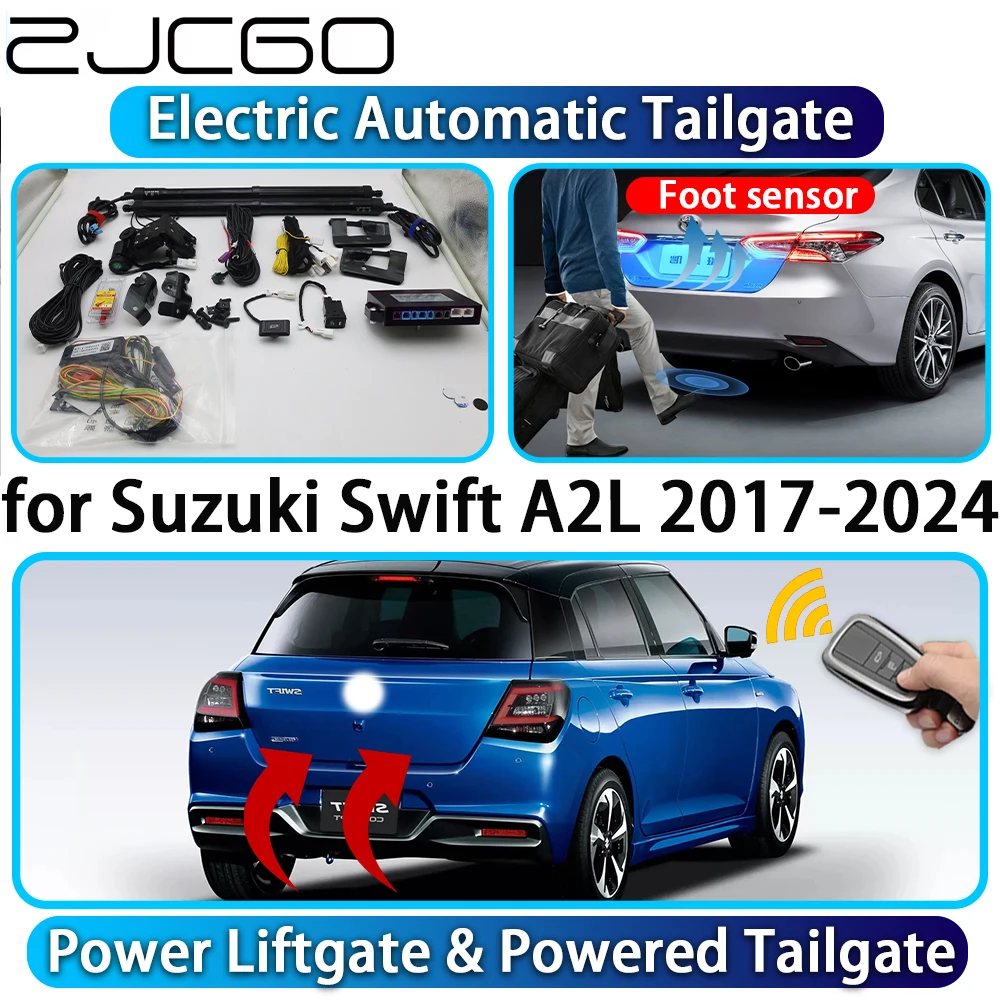ZJCGO for Suzuki Swift A2L 2017-2024 OEM Automatic Power Liftgate Powered Tailgate System Intelligent System Car Trunk Lift Kit