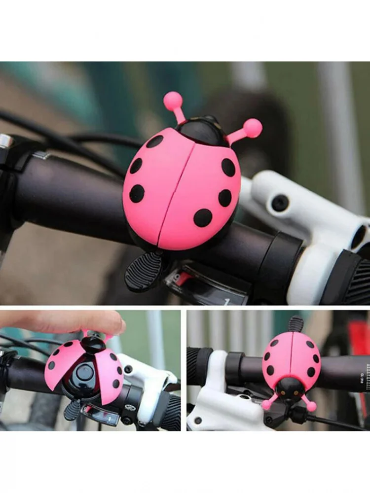 AliExpress NONE 1PC cute Bicycle Bell Animal Seven Star Ladybug Bicycle Bell Child Bicycle Bicycle Bell Mountain Bike Road Bicycle Warning Bell