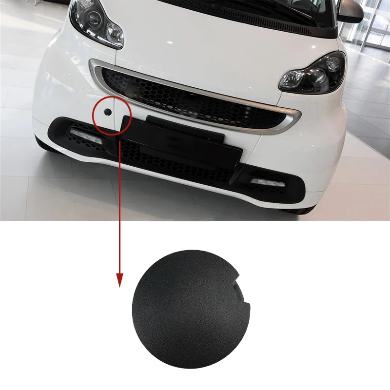 Car Front Rear Trailer Hook Hole Waterproof Cover Plastic Cover For Smart 451 Fortwo Exterior Modification Accessories