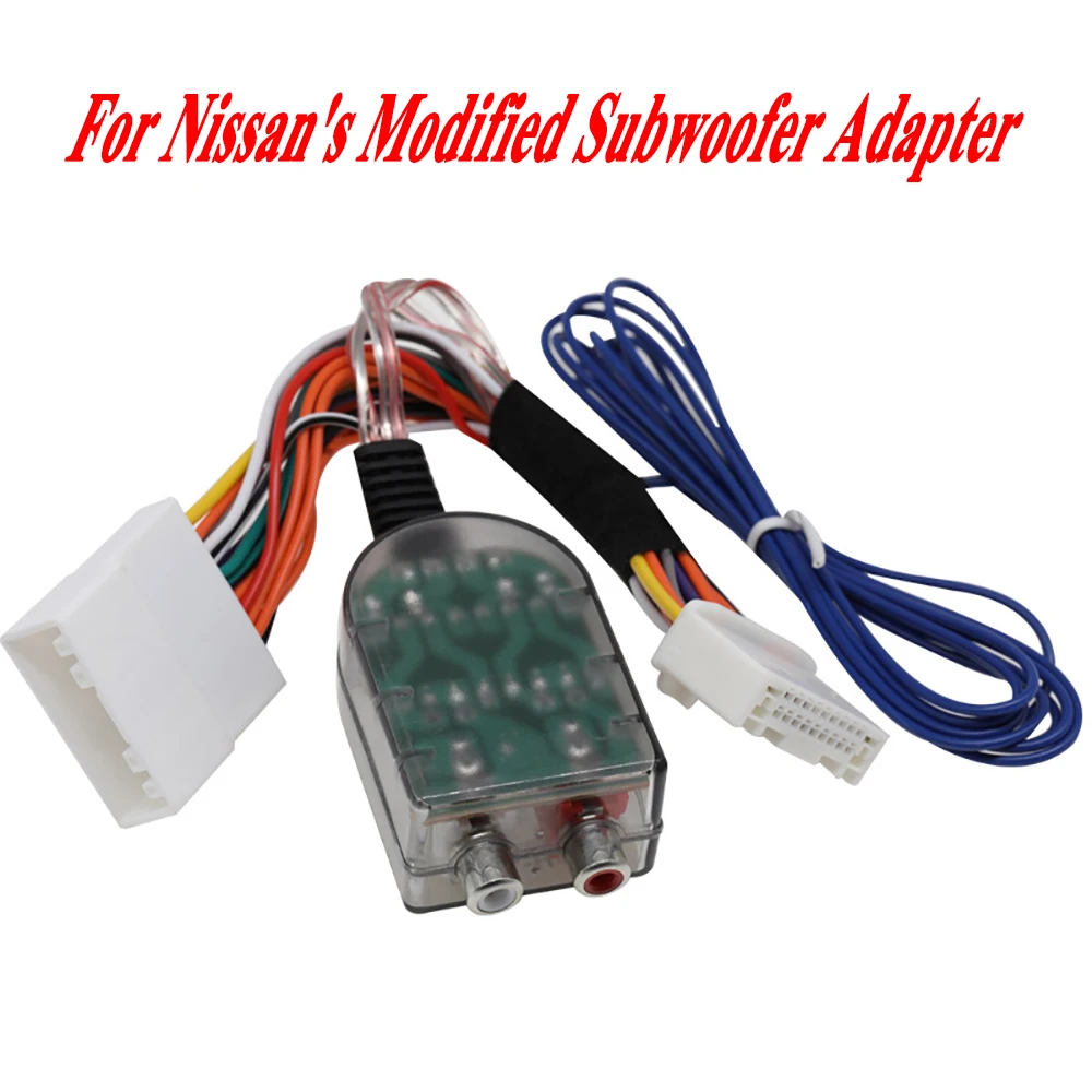 Modified Subwoofer Adding An Amplifier High To Low Wiring Harness Adapter For Nissan Car Accessories