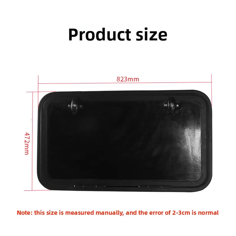 RV Modification Accessories Aluminum Alloy Cabin Door, Special for Waterproof Luggage Storage Box Storage Compartment Door Of