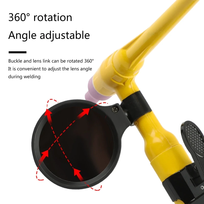 อัพเกรดไฟฉาย Tig กระจกหมวกกันน็อคเลนส์กรอง Balck & สำหรับสีเทาสำหรับ Sun Shade Glass สำหรับ QQ-150 WP17 WP18 WP26 WP-9/