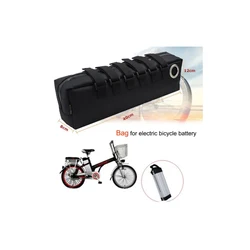 40*12*8cm Electric Bike Battery Bag E-Bike Bicycle Lithium Li-Lon Case Storage Waterproof