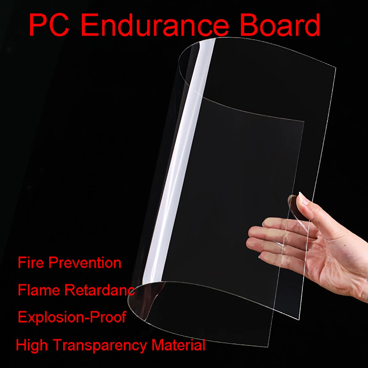 Imagem -03 - Placa de Policarbonato das Folhas do pc Placa Transparente Grossa 1.540 mm 210x297 mm 100x200 mm 150x200 mm 200x200 mm 200x300 mm 300 Milímetros x 400 Milímetros 400 Milímetros x 400 Milímetros
