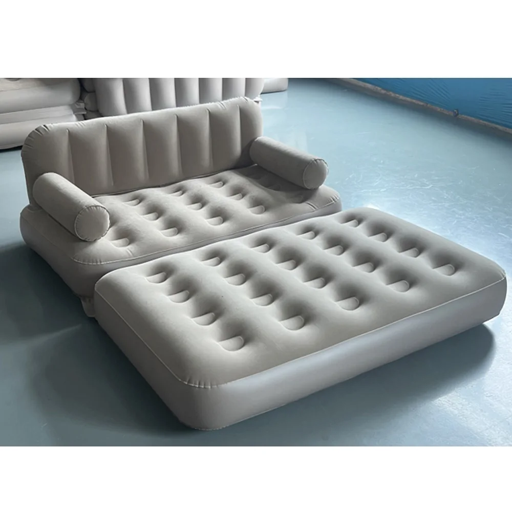 أريكة قابلة للنفخ أثاث متعدد الوظائف خمسة في واحد كرسي محمول قابل للطي تصميم حديث أريكة هوائية جديدة للتخييم في الهواء الطلق #5