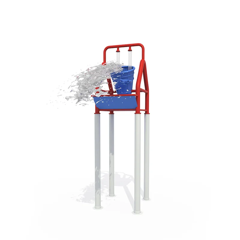 ia-Tipping Bucket Water Play Feature Durable Splash Pad Equipment Outdoor Water Park#