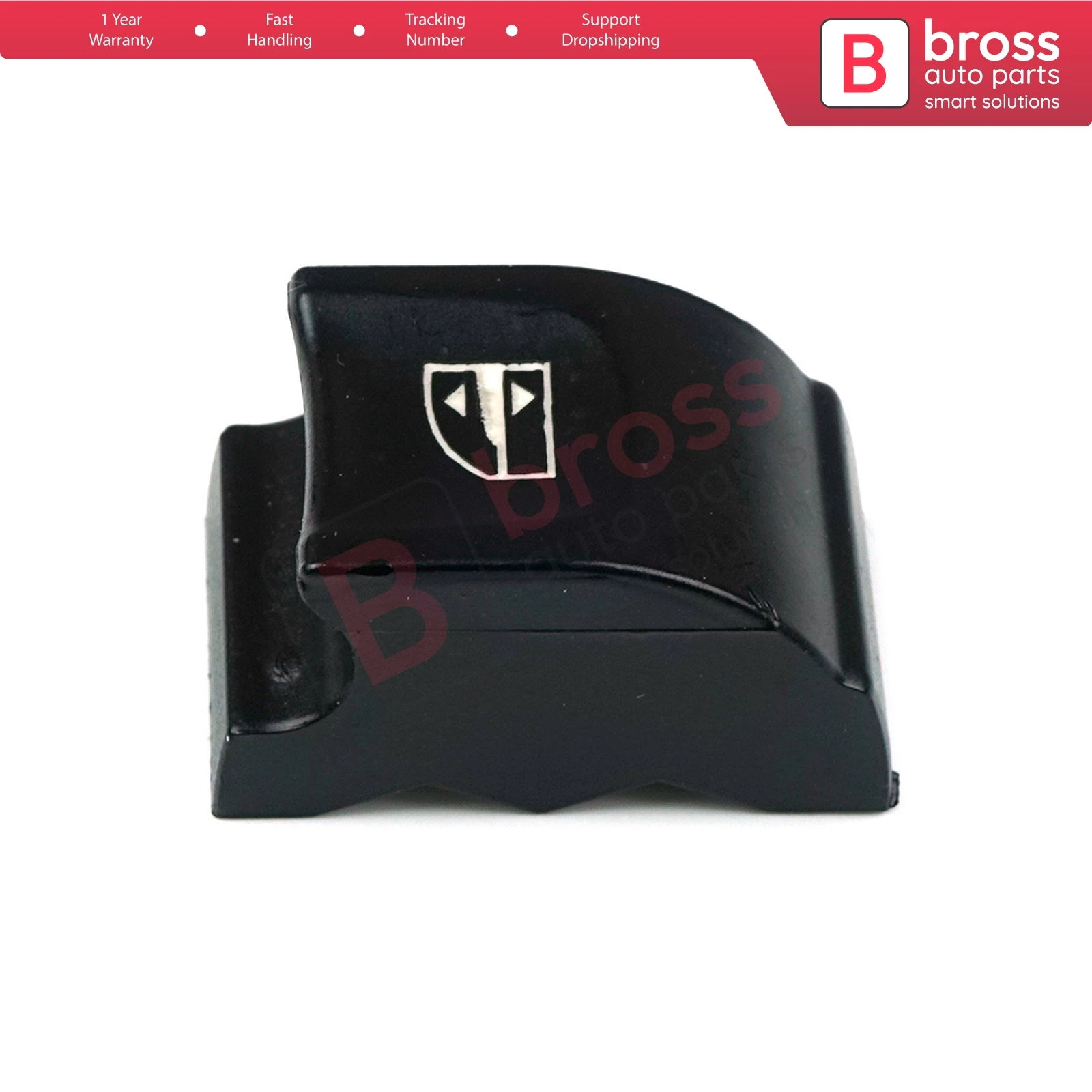 Bross BDP177 Window Switch Repair Button Cap Cover For Megane 3 2009-On; laguna 3 2007-On; Clio 3 2005-2014; Latitude 2010-On