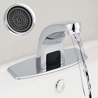 Automatic Infrared Sensor Faucet Kitchen Bathroom Sink Cold Tap with Control Box Sensor Water Tap