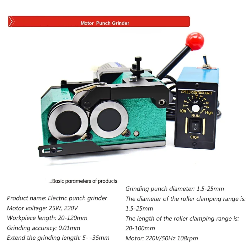 PGA Punch Grinding Needle Grinding Machine High Precision 0.01 Grinding Machine 1.5-30 Drill Needle Forming Machine