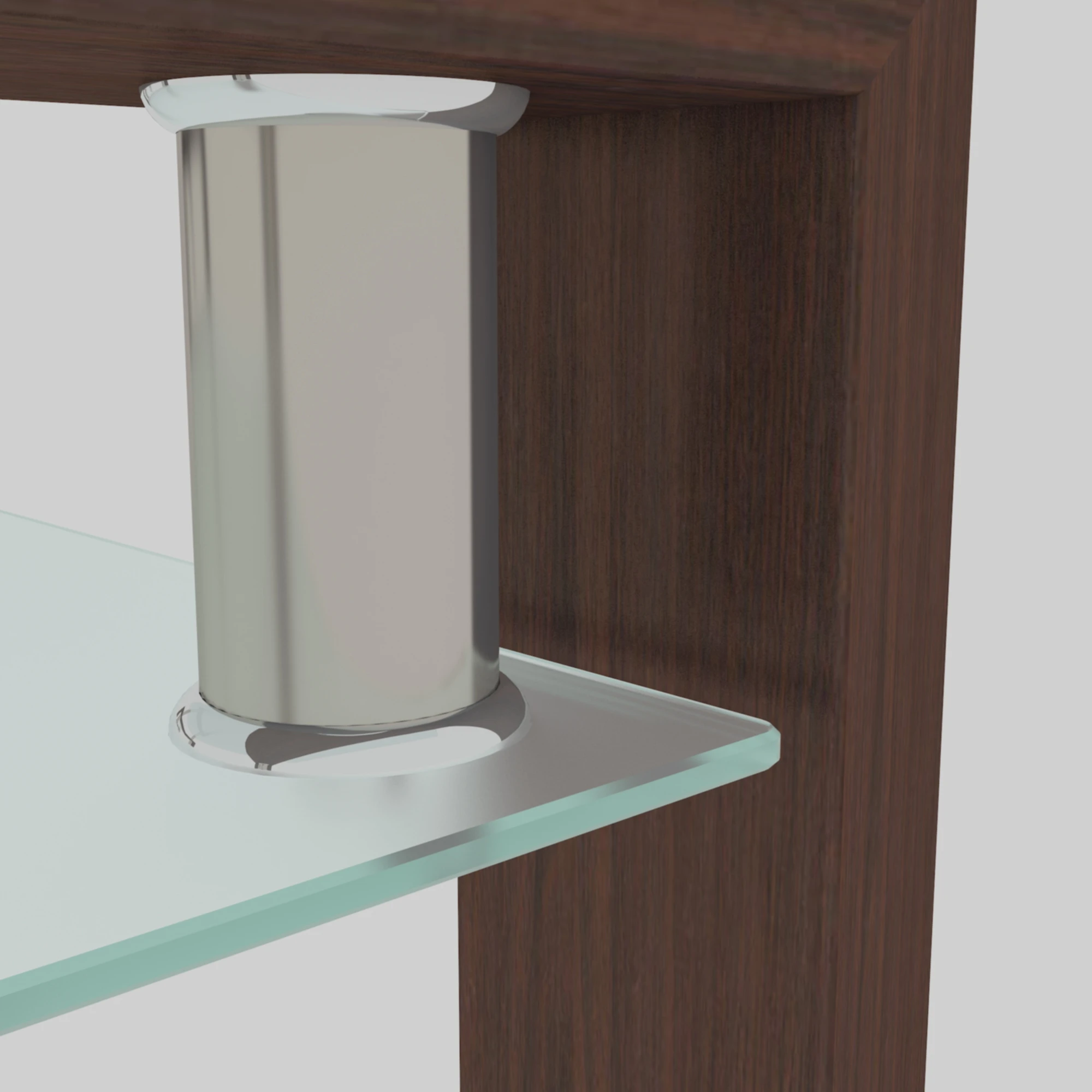 طاولة قهوة من خشب الجوز عالية الجودة، طاولة قهوة معدنية وزجاجية، تصميم تقليدي، طاولة قهوة معدنية جاهزة لشحن المنتجات