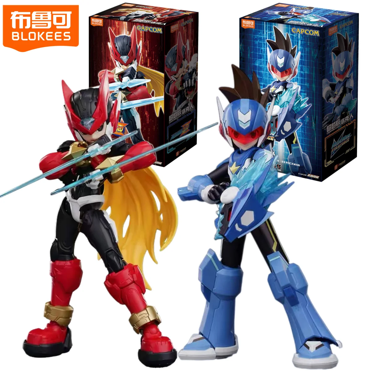 Model Kit Zero Megaman - مجموعة شخصيات أكشن بلوكيز شامبيون كلاس