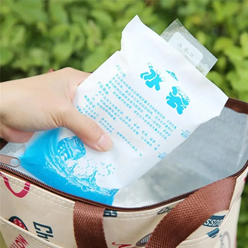 Ice Pack Reusable Gel Cold Bag Food Ice Packs Painful Cold Compress Beverage Refrigerated Food Preservation Gel Dry Ice Pack Ice