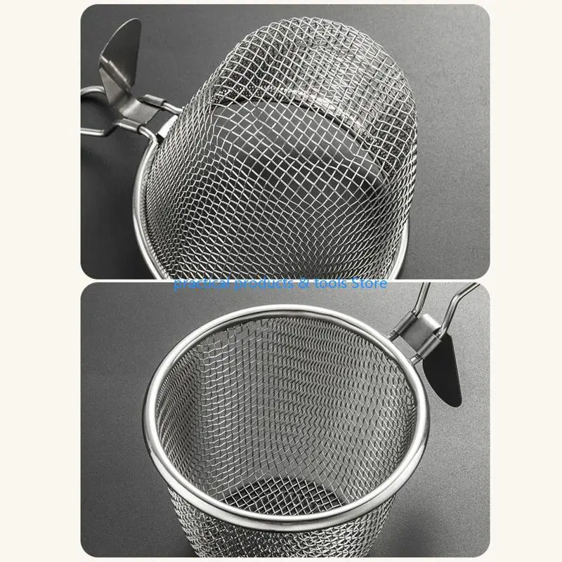 77JB Aço inoxidável Mesh Fine Malhas Alimentos Hot Filter Filtro Filtro Cesto Cerço