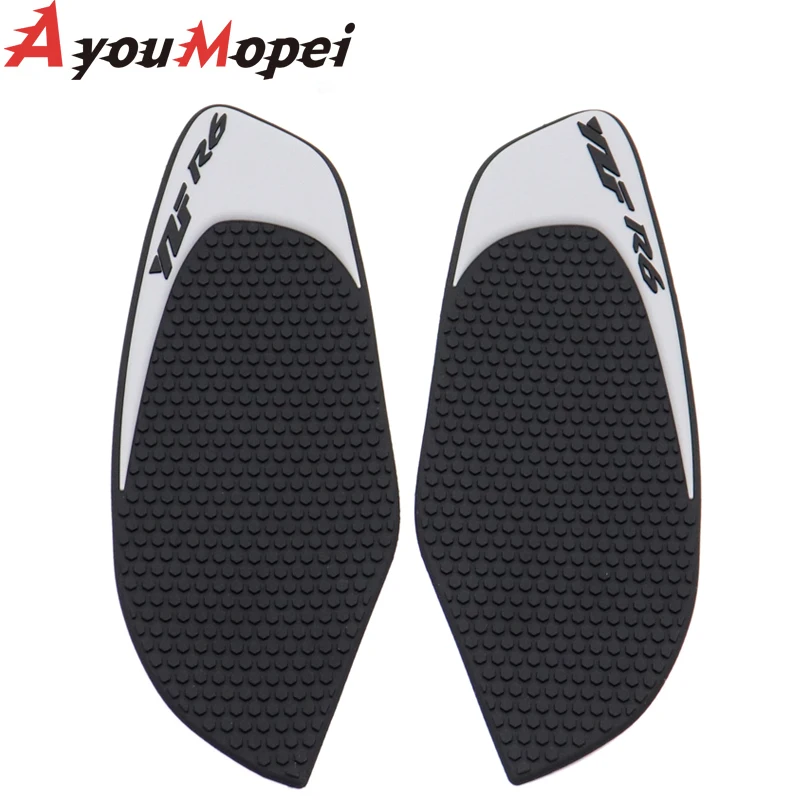 Motorcycle Anti slip Tank Pad Side Gas Knee Grip Traction Protector Sticker For Yamaha YZF R6 YZF-R6 YZF R-6 YZFR6 2008-2016