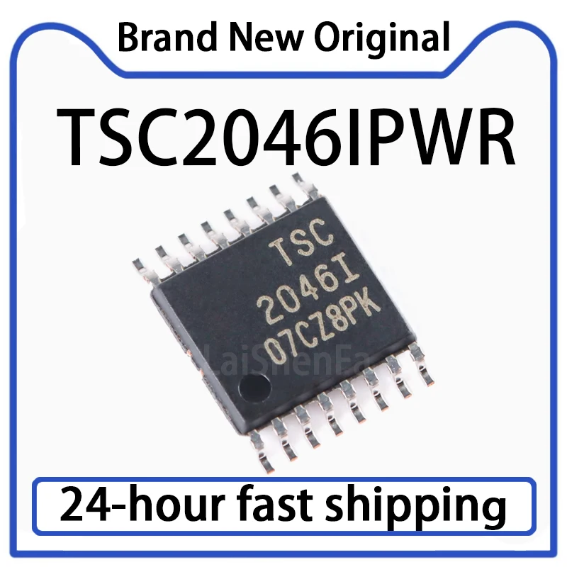 5PCS TSC2046IPWR SMT TSSOP-16 Touch Screen Controller Original Stock