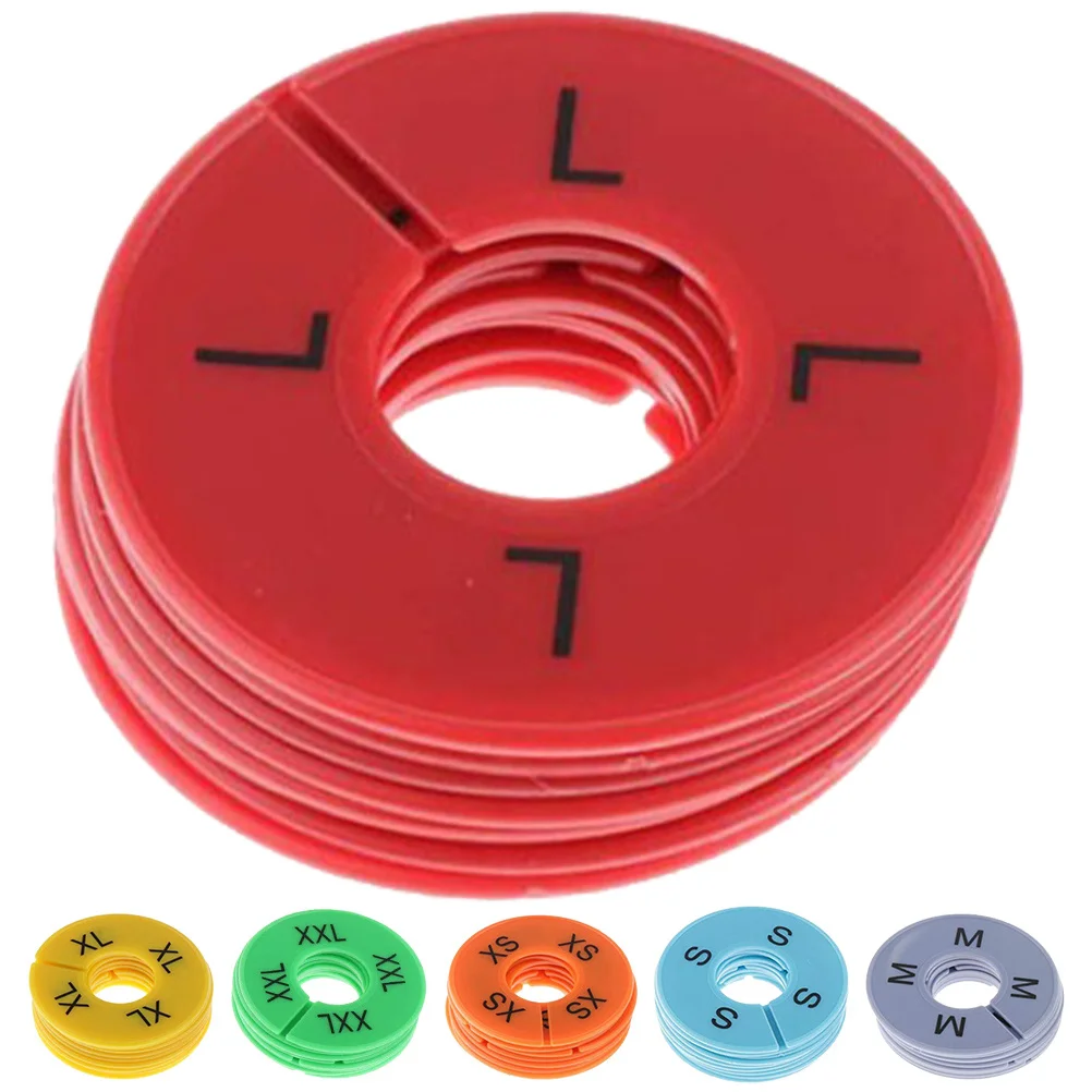 

30Pcs Clothes Size Dividers Plastic Closet Organizers for Hanging Clothes Shelf Separators Storage Solutions Retail Shop Home