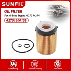 A2701800109 A2701840025 A2701840125 A2701800009 Oil Filter for M-Benz A B C ECLA GLA GLB GLC GLE -Class Engine M270 M274