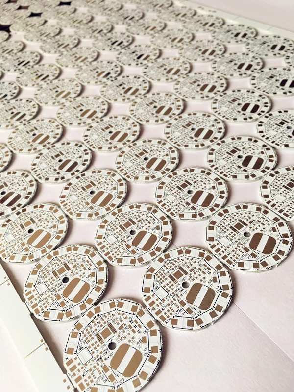 Custom Double Side Aluminum MCPCB Immersion Silver Surface Heat Dissipation Circuit Board for COB LED Spotlight Light Board