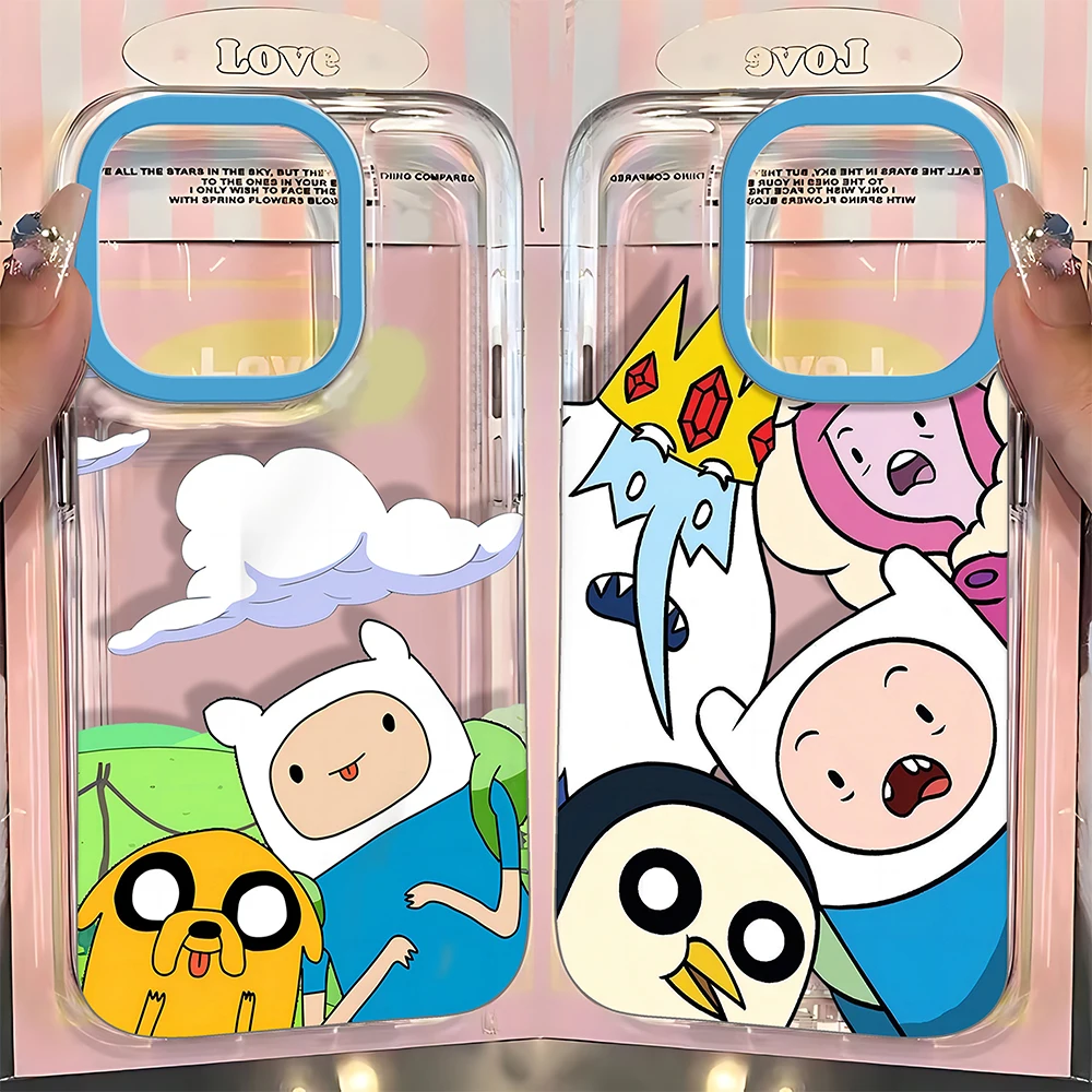Cartoon Cute A-Adventure T-Times Phone Case For Samsung Galaxy S26 S25 S24 S23 S22 S21 S20 FE Edge Plus Ultra Lite 5G Cover