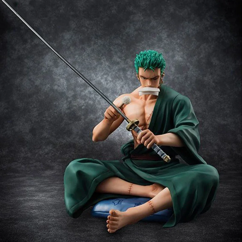 In Stock Genuine Original Mega House ONE PIECE Roronoa Zoro Action Anime Figure PVC Collectible Dolls Statuette Ornament Gifts