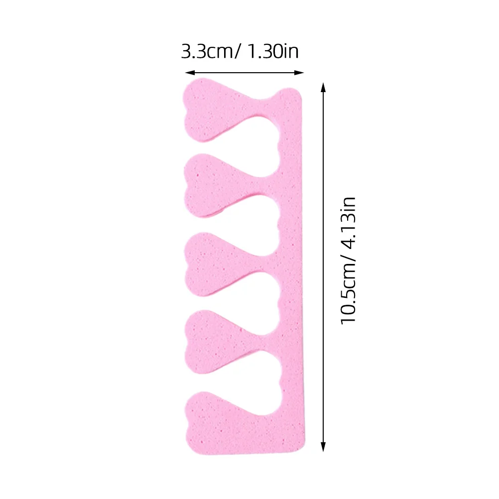 2 szt. Separatory do palców, piankowe narzędzia do pedicure i zdobienia paznokci, do ochrony świeżego lakieru, losowy kolor, przekładki do paznokci, separatory do palców, pedicure