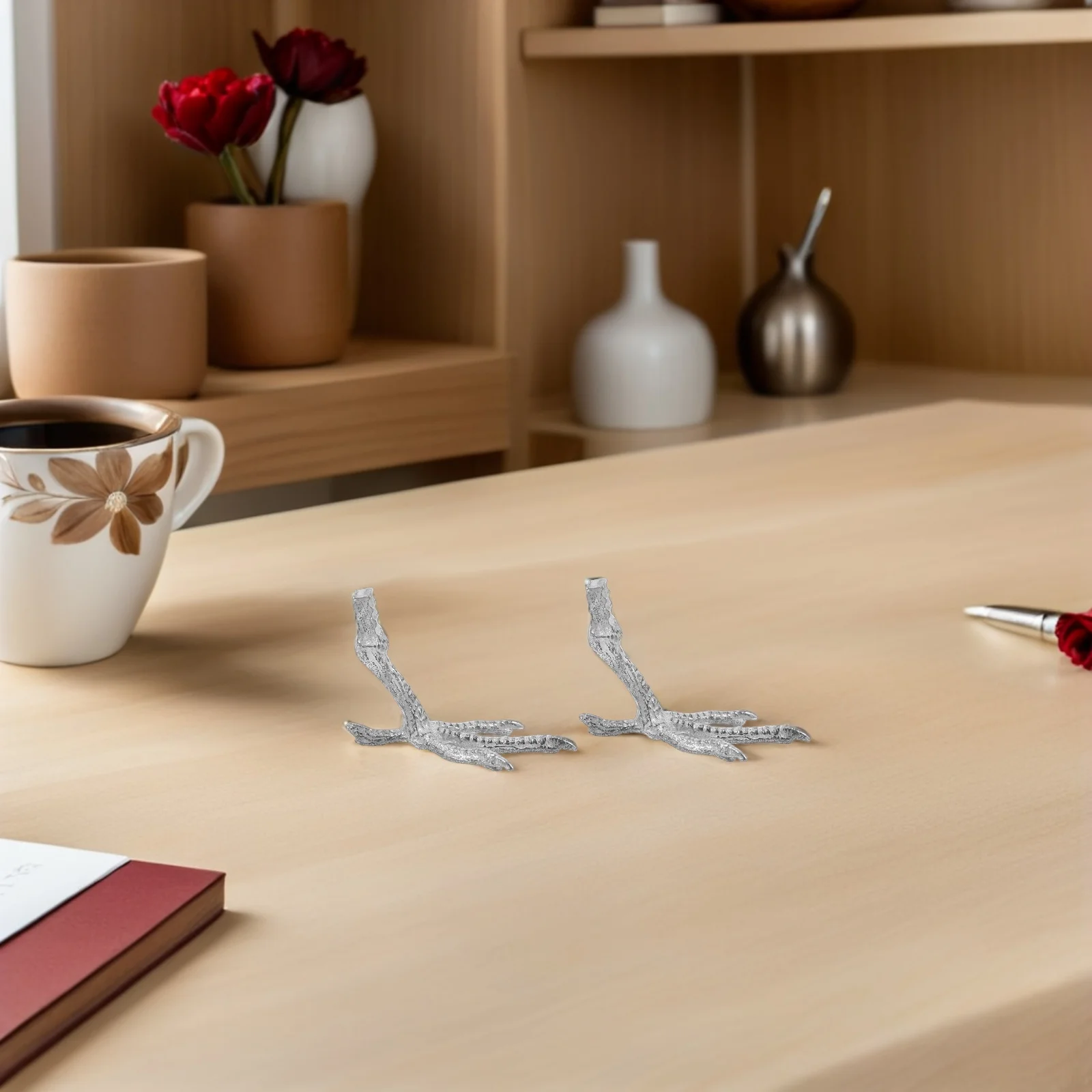 

10pcs Realistic Bird Feet Iron Parrot Claw For Diy Crafts Home Office Desk Decoration Lifelike Parrot Foot Bird Feet For