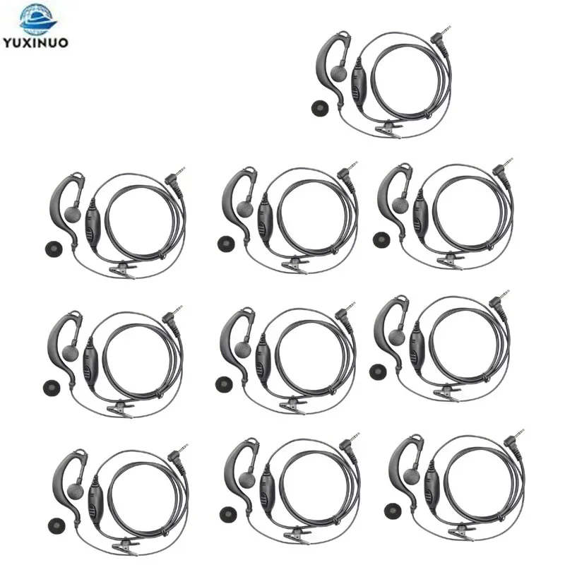 

10PCS 1Pin 2.5mm Headset Ear Hook PTT Mic Earpiece for Motorola T5320 T6200 T6200C TKLR T3 T4 T5 T6 SX500 SX620R MR350R Radio