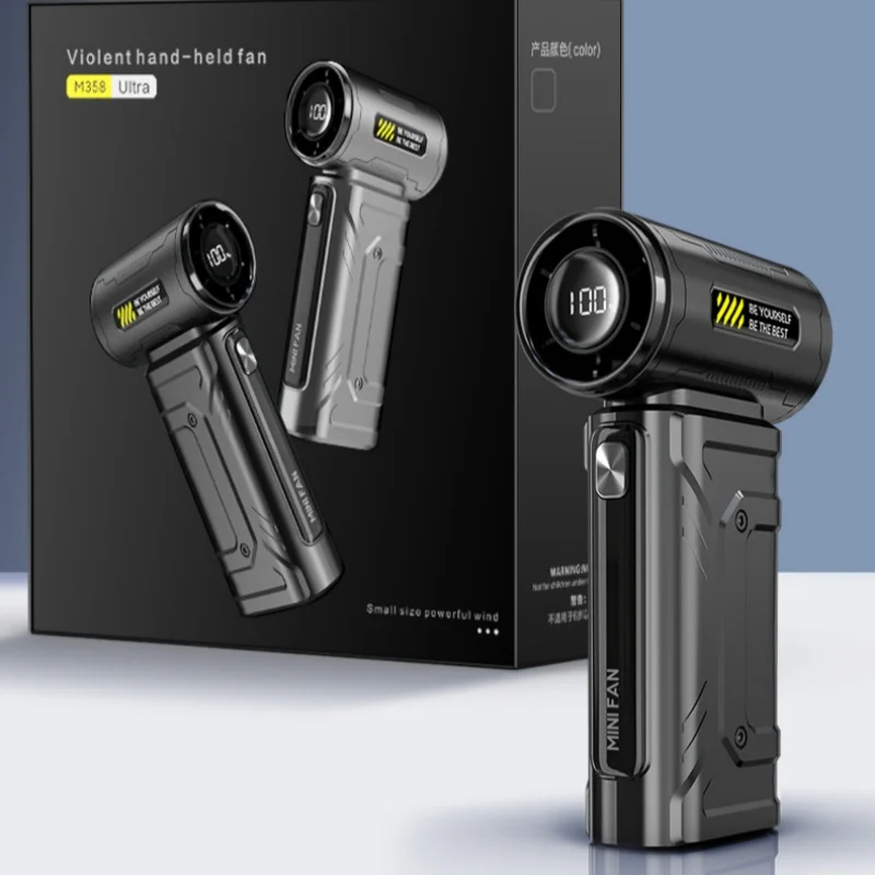 

Violent Fan 400000RPM Dust Blowing Brushless Ultra Turbo Fan Jet Battery Display High-Speed Handheld Powerful Blower Hot Sale